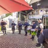 Auch die Owl Town Pipe and Drum Band spielte auf.