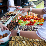 Blick aufs Buffet