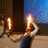 Feuer und Flamme zum Schluss