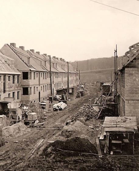 Zerstörte Häuser Augusta Friedrich Straße