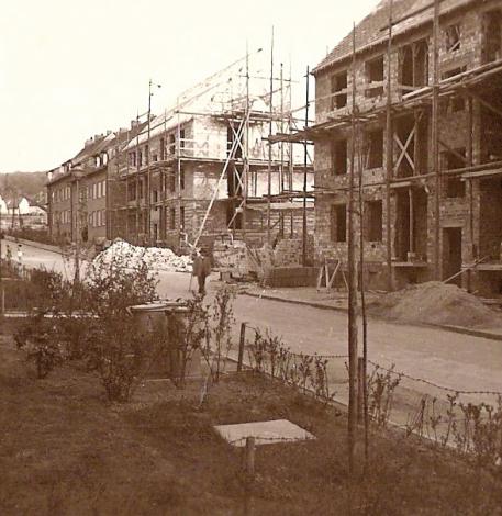 Baustellen Ende der 40er jahre