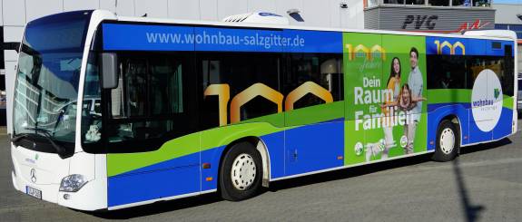 Kopfbild Busbeklebung